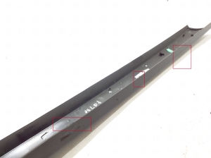 Polestar 2 II (2021–2026) Windshield pillar outer molding 31672586 - 4