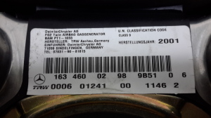 Mercedes Benz ML-Class 163 (1998–2005) Stūres drošības spilvens A1634600298 - 3