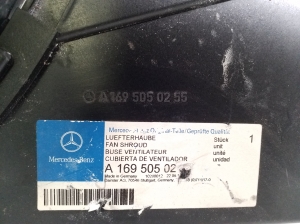 Mercedes Benz B-Class 245 (2005–2011) Dzesēšanas ventilators un tā daļas A1695050255 - 3