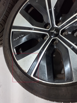 Polestar 2 II (2021–2026) Velgede komplekt - 15