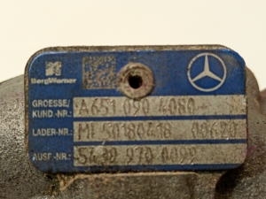 Mercedes Benz C-Class 204 (2007–2014) Turbo A6510904080 - 2