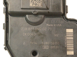 Gaasiklapp - A6510900270