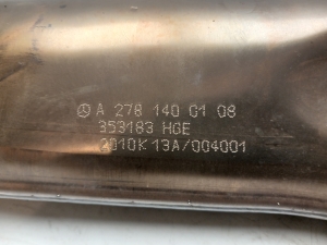 Mercedes Benz S-Class 221 (2005–2013) Väljalaskekollektor A2781400108 - 12