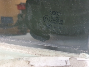AUDI A4 B8 (2007–2016) Rear side door glass 00085 - 2