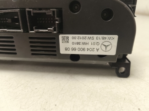 Mercedes Benz C-Class 204 (2007–2014) Heater control panel A2049006608 - 3