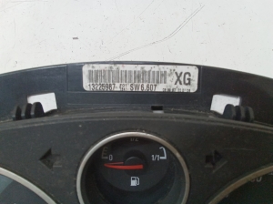 Opel Astra H (2004–2010) Instrument cluster 13225987 - 2
