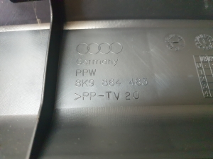 AUDI A4 B8 (2007–2016) Trunk lid hinge trim 8K9864483 - 4