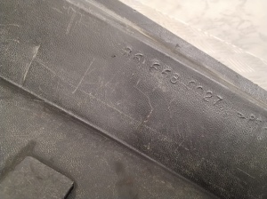Mercedes Benz B-Class 245 (2005–2011) Trunk carpet B66680027 - 3