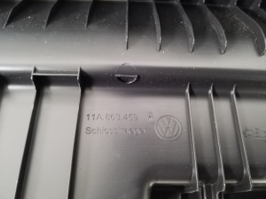 Volkswagen ID.4 I (2020–2026) Rear panel interior trim 11A863459A - 2