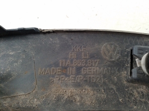 Volkswagen ID.4 I (2020–2026) Rear fender trim cover 11A853817 - 2
