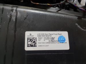 BMW X5 G05 (2018–2026) Priekšējo durvju apšuvums 9473850 - 4