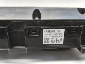 Mazda cx-60 I (2022–2026) Heater control panel KR9R61190 - 2