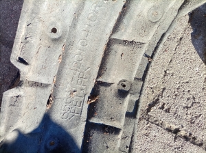 TOYOTA RAV 4 A4 (2012–2018) Aizmugurējais apakšspārns 6563742010 - 7