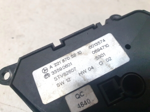 Mercedes Benz S-Class 221 (2005–2013) Front seat control switch A2218705210 - 3