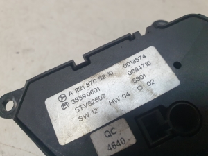 Mercedes Benz S-Class 221 (2005–2013) Front seat control switch A2218705210 - 5