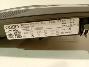 AUDI A4 B9 (2015–2026) Front interior lighting panel 8w0947135d - 5