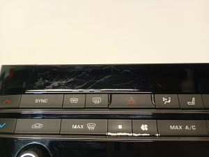 Jaguar XE (2015–2026) Heater control panel gx7318c858hf - 3