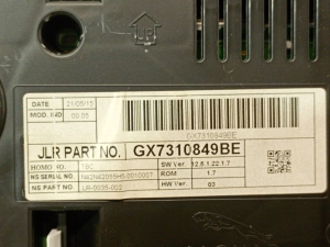 Jaguar XE (2015–2026) Mērinstrumentu panelis gx7310849be - 2