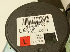 Jaguar XE (2015–2026) Eesmine turvavöö 629450500 - 3