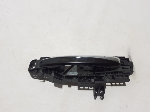 Front door external opening handle and its details