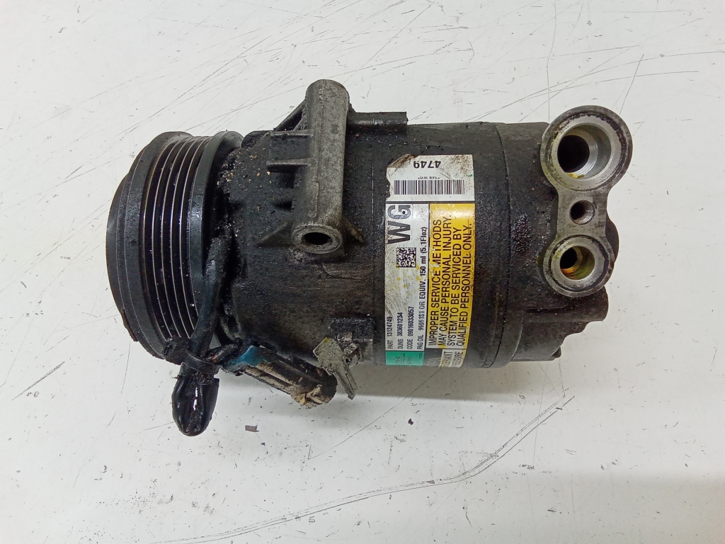 Opel Astra H (2004–2010) Konditsioneeri kompressor 13124749 Opel Astra H (2004–2010) Konditsioneeri kompressor 13124749