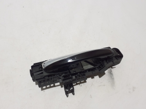 Front door external opening handle and its details