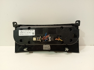 Mercedes Benz C-Class 204 (2007–2014) Heater control panel a2049006608 - 2
