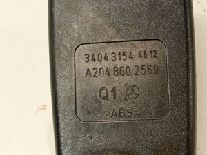 Mercedes Benz C-Class 204 (2007–2014) Tagaistme turvavöö lukk a2048602569 - 4