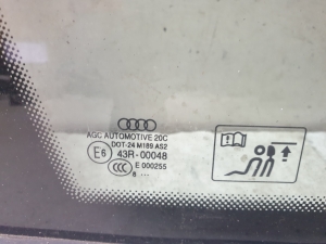 AUDI Q5 (2008–2017) Seitenscheibe hinten (Karosserie) 43R00048 - 3