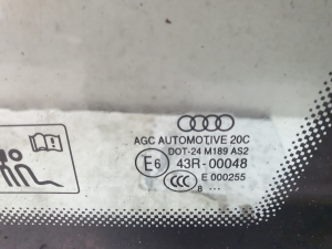 AUDI Q5 (2008–2017) Seitenscheibe hinten (Karosserie) 43R00048 - 2