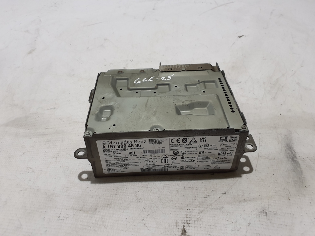 Mercedes Benz GLE-Class 167 (2019–2026) Audio, Video, Navigation A1679004636 Mercedes Benz GLE-Class 167 (2019–2026) Audio, Video, Navigation A1679004636