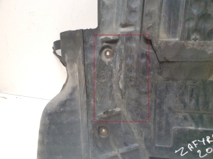 Opel Zafira B (2005–2014) Unterbodenschutz vorne 13114644 - 3