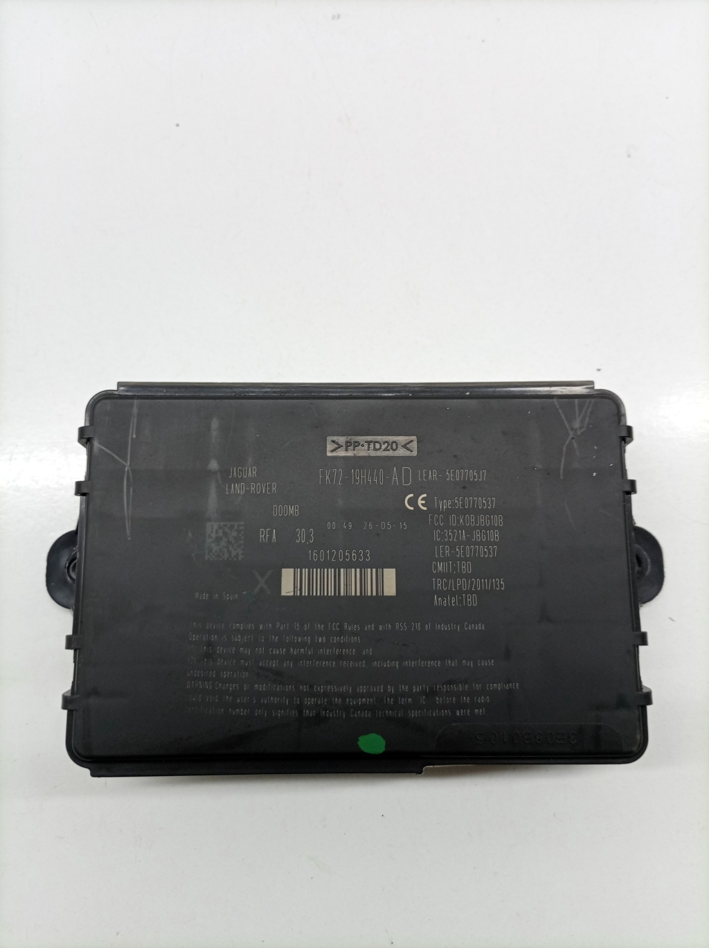 Jaguar XE (2015–2026) Control unit FK7219H440AD Jaguar XE (2015–2026) Control unit FK7219H440AD