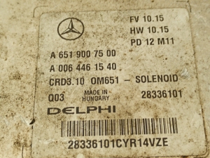 Mercedes Benz C-Class 204 (2007–2014) Engine control unit A6519007500 - 2