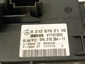 Mercedes Benz C-Class 204 (2007–2014) Gebläsewiderstand A2128702110 - 5