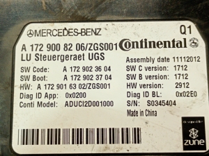 Mercedes Benz C-Class 204 (2007–2014) Juhtplokk A1729008206 - 4
