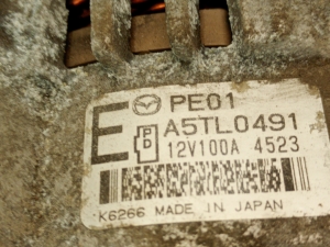 Mazda 3 (2013–2018) Ģenerators a5tl0491 - 4