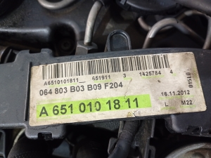 Mercedes Benz C-Class 204 (2007–2014) Mootor 651911 - 3