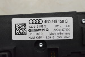 AUDI A6 C7 (2011–2018) Salona sildītāja vadības panelis 4G0919158Q - 3