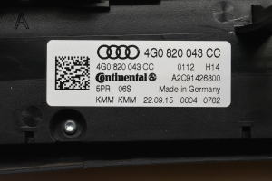 AUDI A6 C7 (2011–2018) Heizungsbedienteil 4G0820043CC - 2