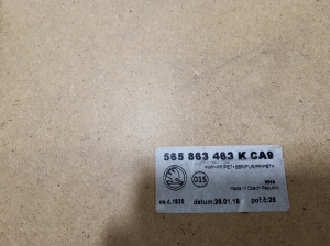 Skoda Kodiaq (2017–2026) Kofferraumteppich 565863463K - 2