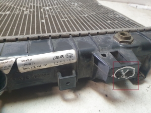 Opel Zafira B (2005–2014) Jahutusradiaator 99000936 - 2