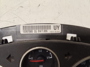 Opel Zafira B (2005–2014) Instrument cluster 13267560 - 6