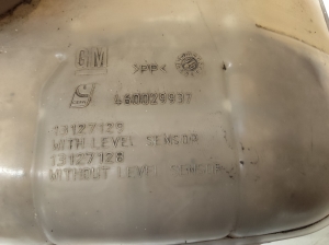 Opel Zafira B (2005–2014) Dzesēšanas šķidruma tvertne 13127129 - 4