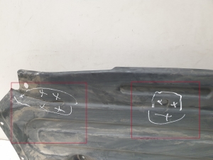 Mercedes Benz E-Class W211 (2002–2009) Underbody shield A2116190238 - 2