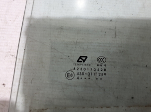 Dacia Spring (2021–2026) Türscheibe hinten 823017342R - 2