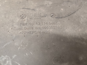Opel Zafira B (2005–2014) Unterbodenschutz vorne 131146461 - 4