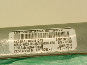 Jaguar XF (2008–2016) Jumta drošības spilvens 8X2314K159AE - 2