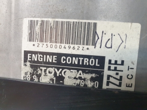 TOYOTA Avensis T25 (2003–2008) Motorsteuergerät 8966105610 - 2