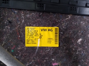 Volkswagen Passat B9 (2023–2026) Trunk side trim panel 3J0867428A - 3